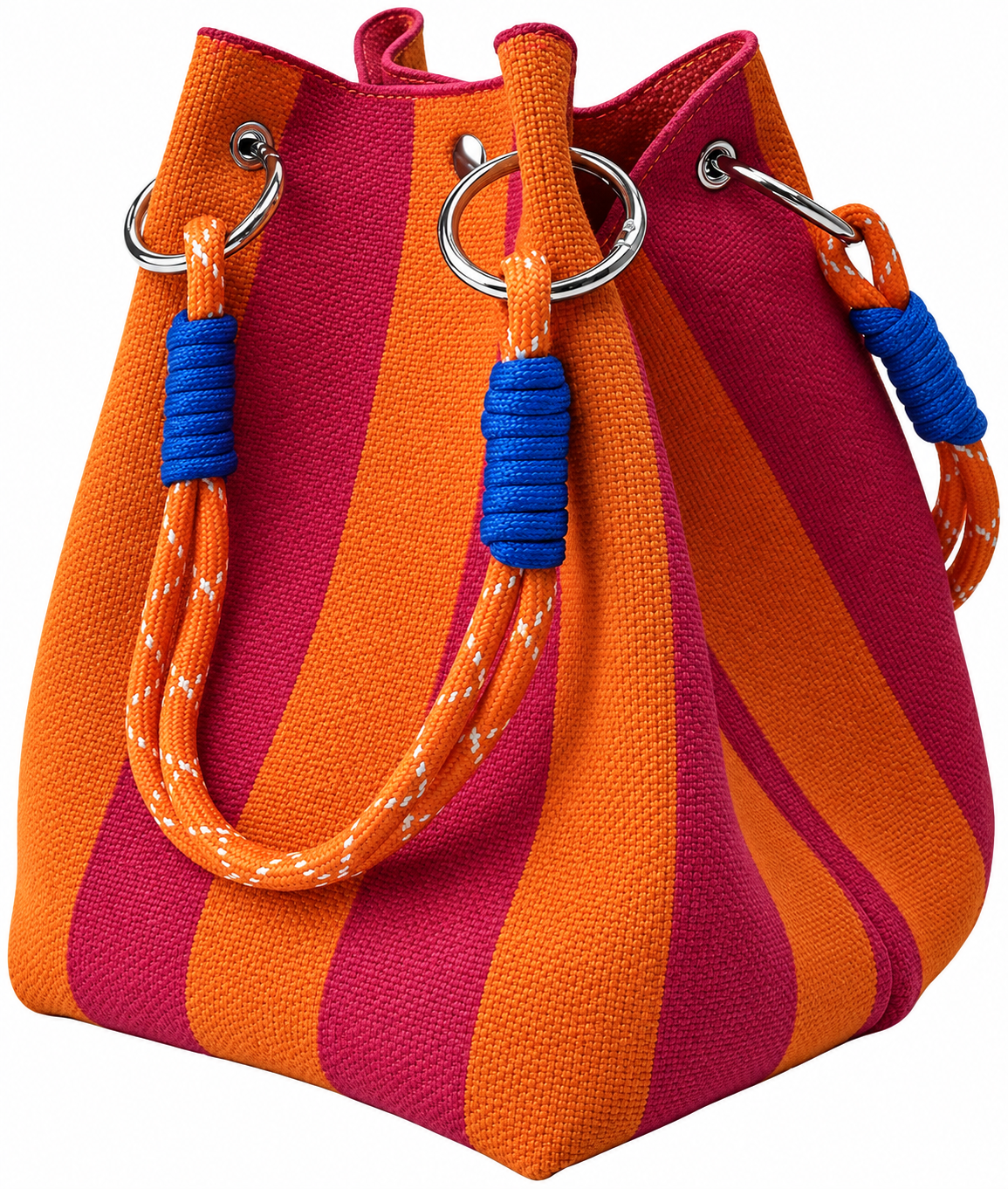 Mini Knit Bucket Bag
